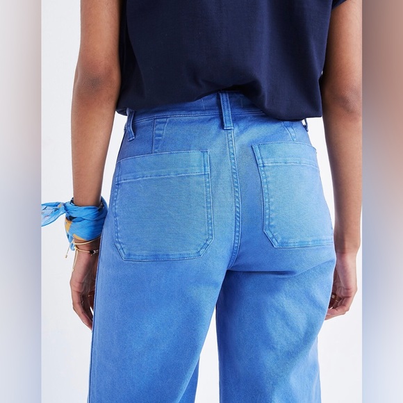 NWT Emmett Wide-Leg Crop Pants: Button-Front Edition - Picture 2 of 7